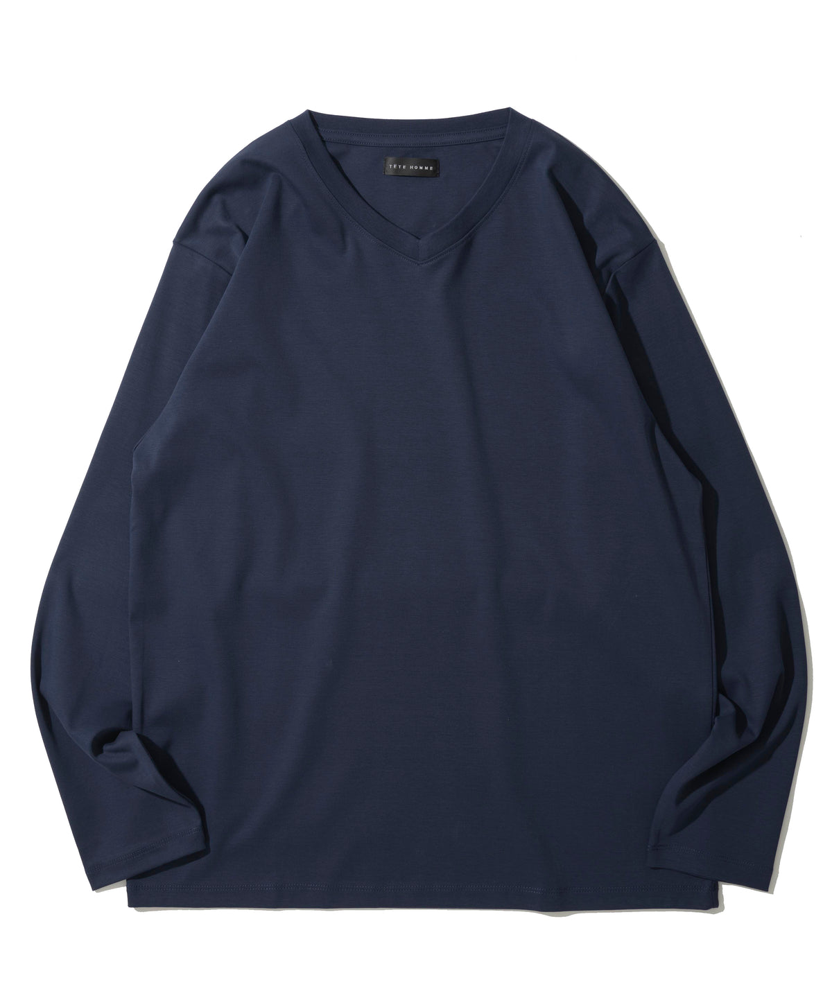 シルケットＶネックロングＴシャツ