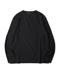 リンクスジャガードＶネックロンＴ