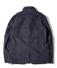 メランジツイードプリント ドライバーズジャケット