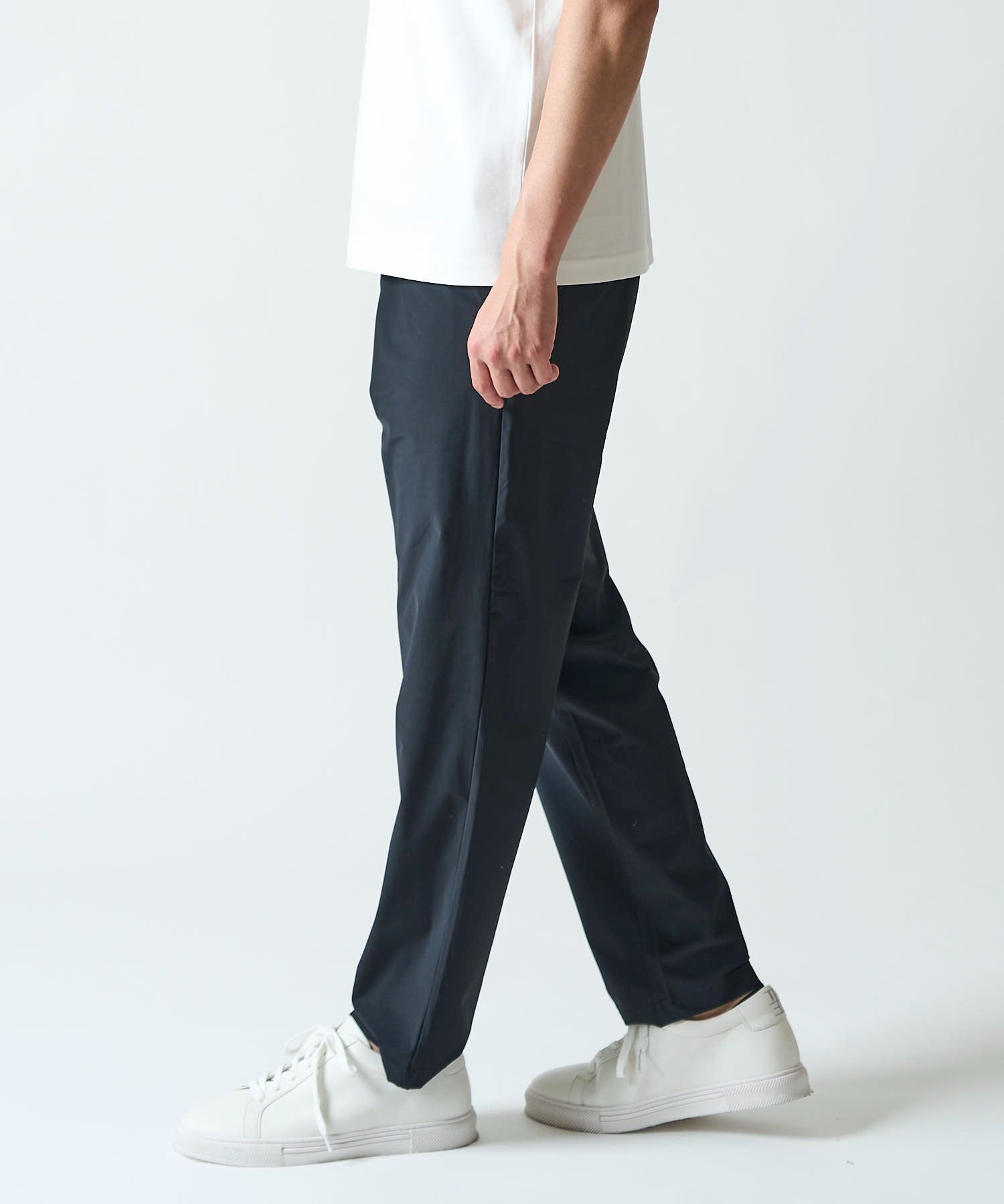 【WEB限定】接触冷感 ナイロントリコット サイドシャーリングパンツ
