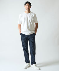 ネイビー　model：177cm 67kg　着用サイズ：LARGE