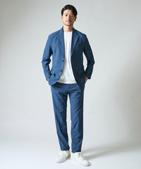 ネイビー　model：177cm 67kg　着用サイズ：LARGE