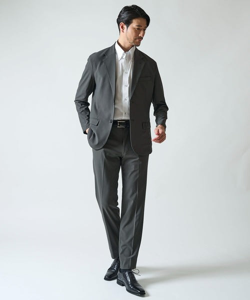 チャコールグレー　model：177cm 67kg　着用サイズ：LARGE
