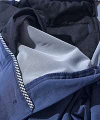 【WEB限定】冷感 メッシュボンディング ストレッチテーパードスラックスパンツ