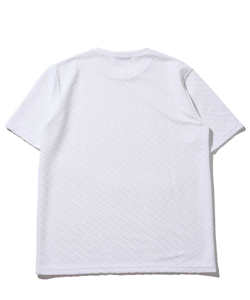 【初値下げ】ダイヤ柄クルーネックTシャツ