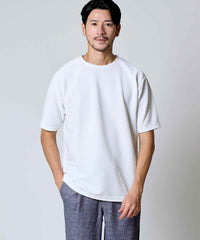 【初値下げ】ダイヤ柄クルーネックTシャツ