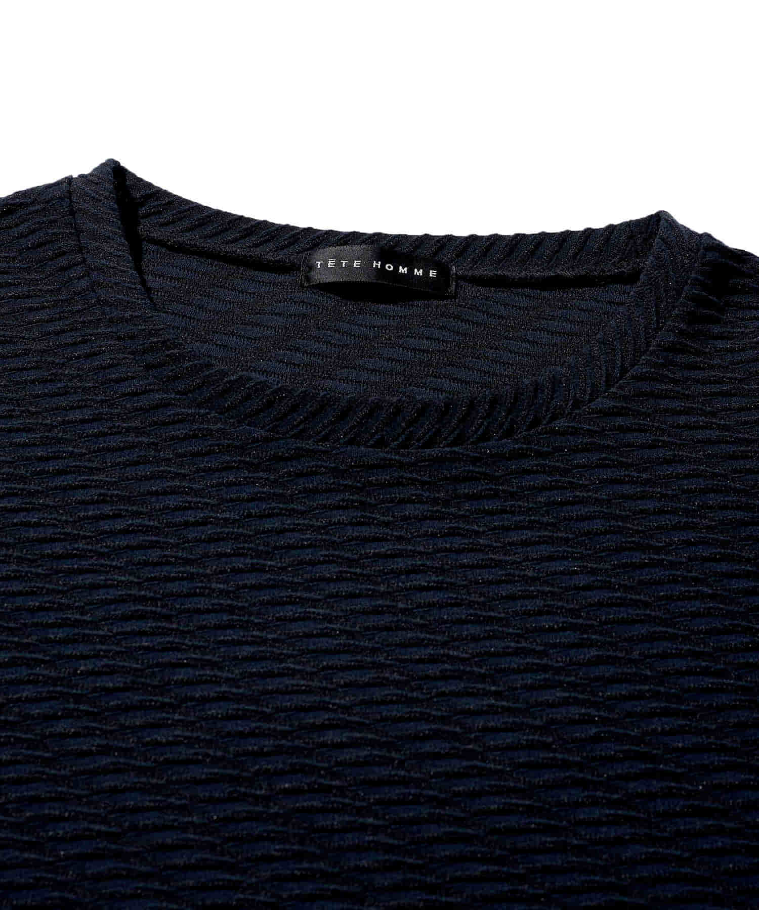 【初値下げ】ダイヤ柄クルーネックTシャツ