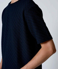 【初値下げ】ダイヤ柄クルーネックTシャツ