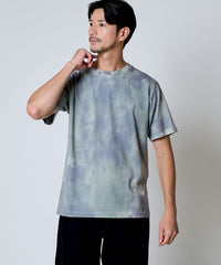 【初値下げ】一点モノの加工感 ガーメントダイクルーネックＴシャツ