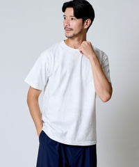 【初値下げ】一点モノの加工感 ガーメントダイクルーネックＴシャツ