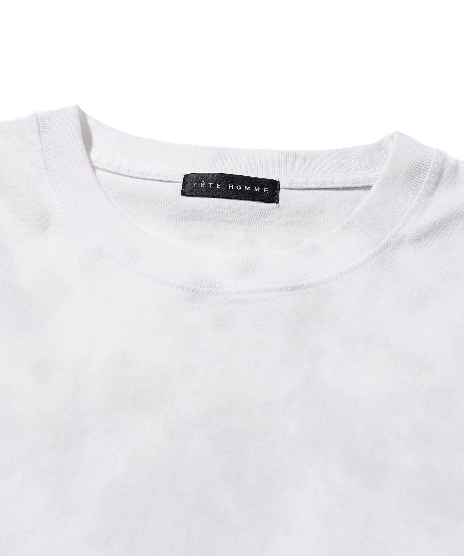 【初値下げ】一点モノの加工感 ガーメントダイクルーネックＴシャツ