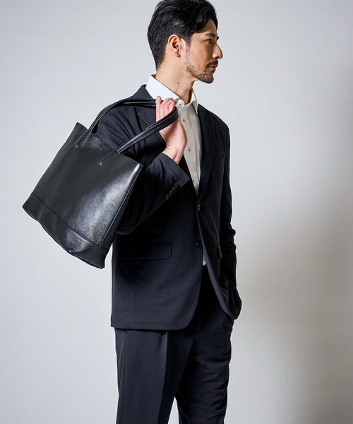 【TETE HOMME × SOLATINA】カウレザートートバッグ