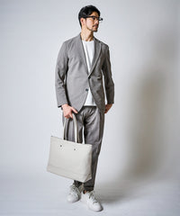 【TETE HOMME × SOLATINA】カウレザートートバッグ
