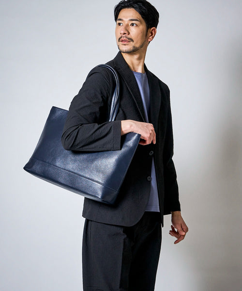 【TETE HOMME × SOLATINA】カウレザートートバッグ