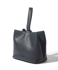 【WEB限定】Split Leather One Handle Drawstring Bag / スプリットレザー ワンハンドル 巾着バッグ