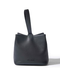 【WEB限定】Split Leather One Handle Drawstring Bag / スプリットレザー ワンハンドル 巾着バッグ
