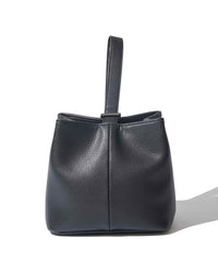 【WEB限定】Split Leather One Handle Drawstring Bag / スプリットレザー ワンハンドル 巾着バッグ