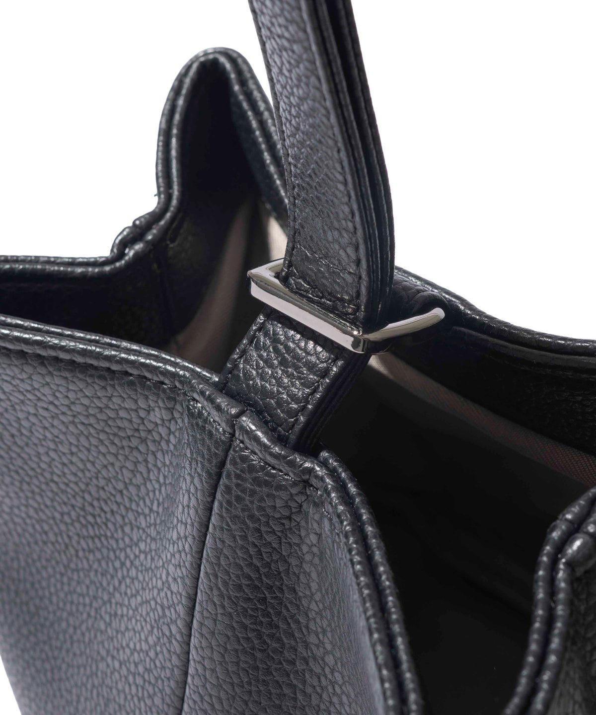 【WEB限定】Split Leather One Handle Drawstring Bag / スプリットレザー ワンハンドル 巾着バッグ