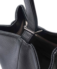 【WEB限定】Split Leather One Handle Drawstring Bag / スプリットレザー ワンハンドル 巾着バッグ