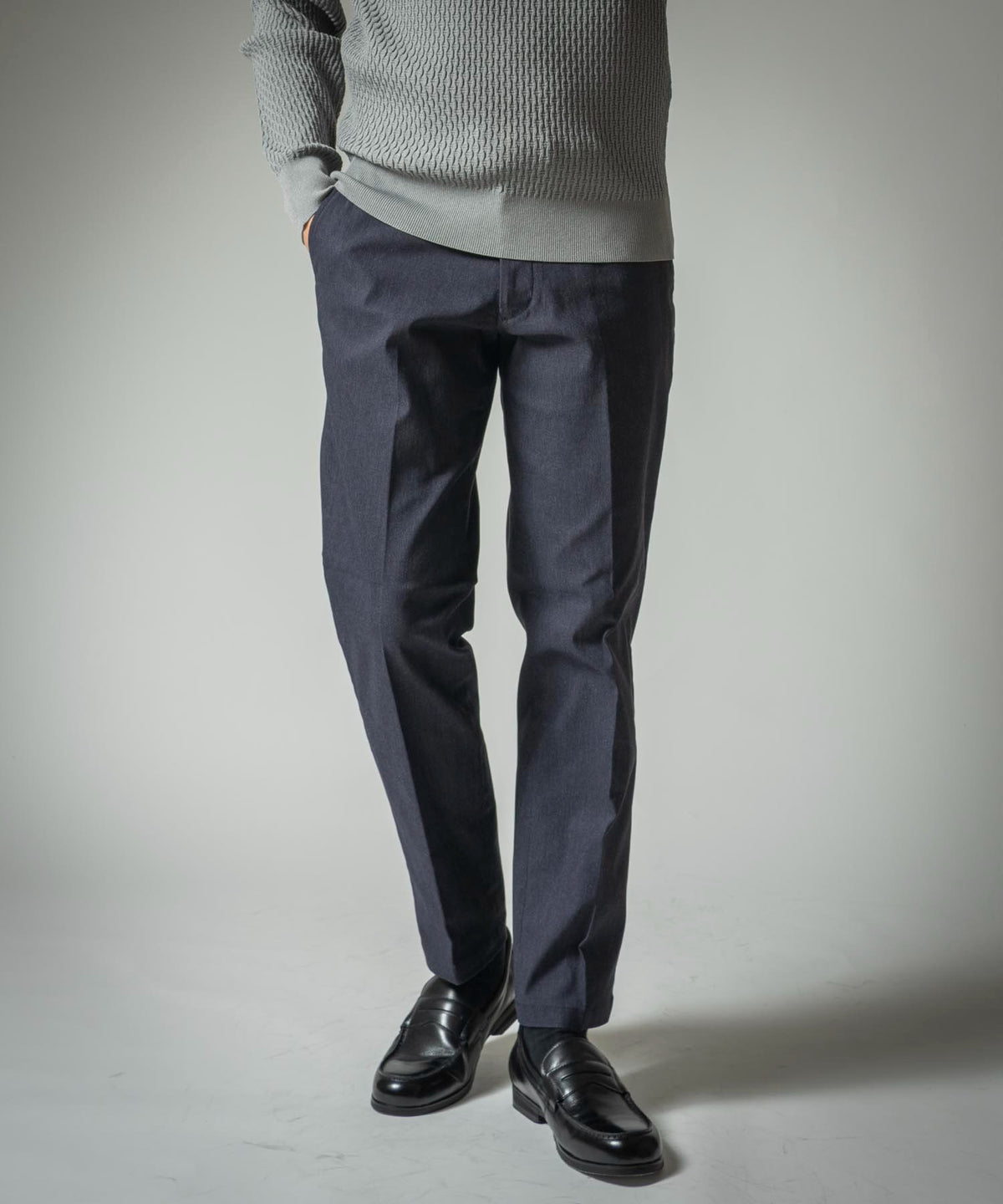 ネイビー　model：177cm 着用サイズ：LARGE