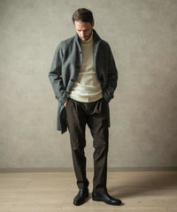 ブラウン　model：182cm 着用サイズ：LARGE