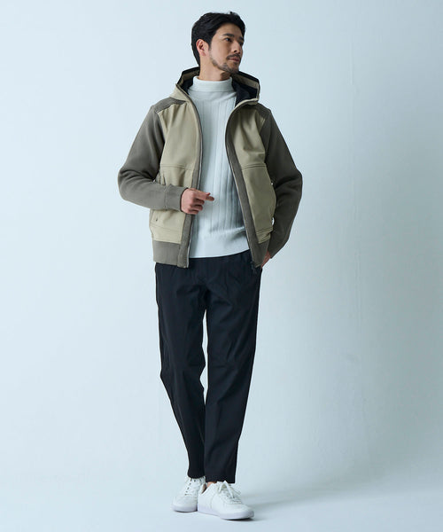 【最終値下げ】ニットコンビダウンフードブルゾン