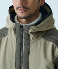 【最終値下げ】ニットコンビダウンフードブルゾン