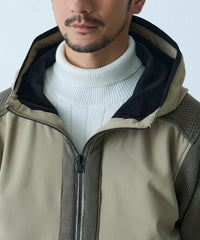 【最終値下げ】ニットコンビダウンフードブルゾン