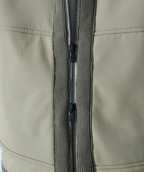 【最終値下げ】ニットコンビダウンフードブルゾン