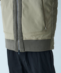 【最終値下げ】ニットコンビダウンフードブルゾン