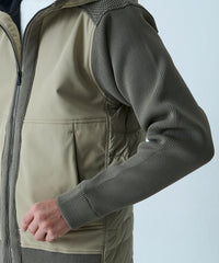 【最終値下げ】ニットコンビダウンフードブルゾン