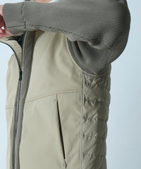 【最終値下げ】ニットコンビダウンフードブルゾン