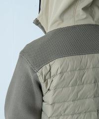 【最終値下げ】ニットコンビダウンフードブルゾン