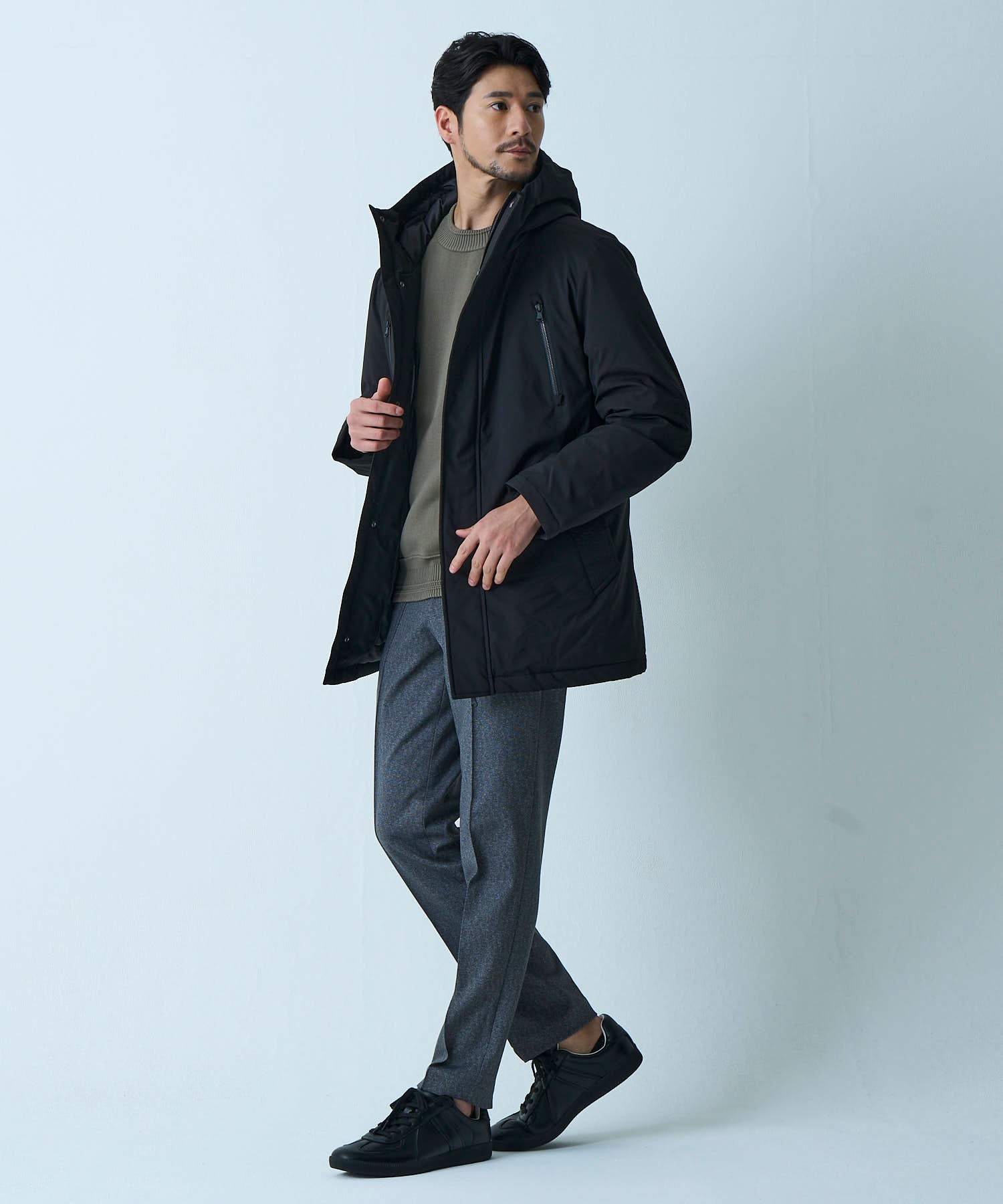 ブラック　model：177㎝　着用サイズ：L