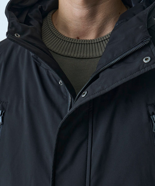 ミドル丈ダウンブルゾン