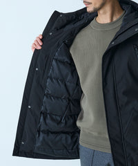 ミドル丈ダウンブルゾン