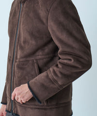 フェイクムートンブルゾン