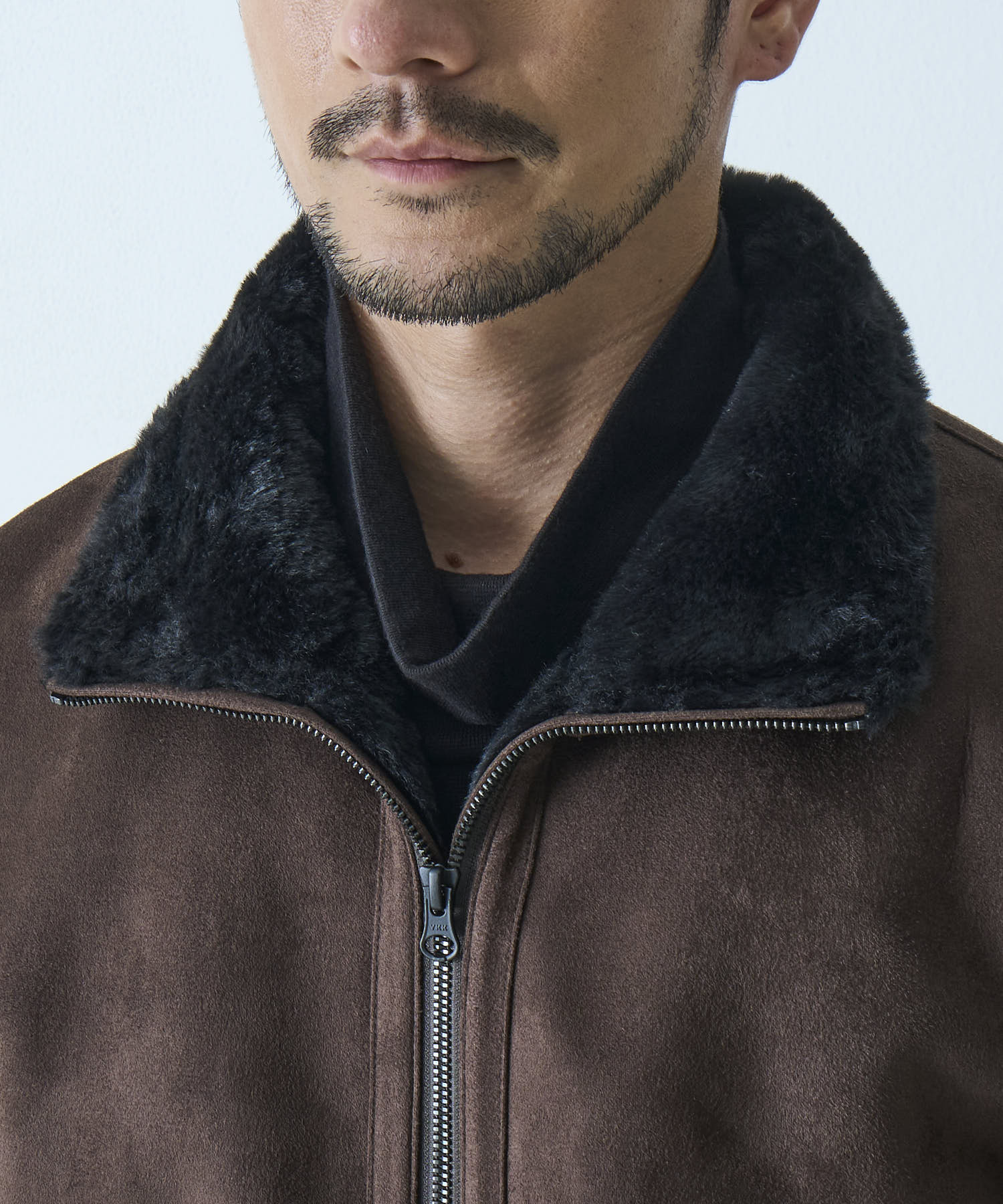 フェイクムートンブルゾン