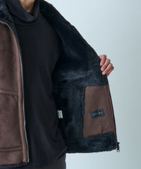 フェイクムートンブルゾン