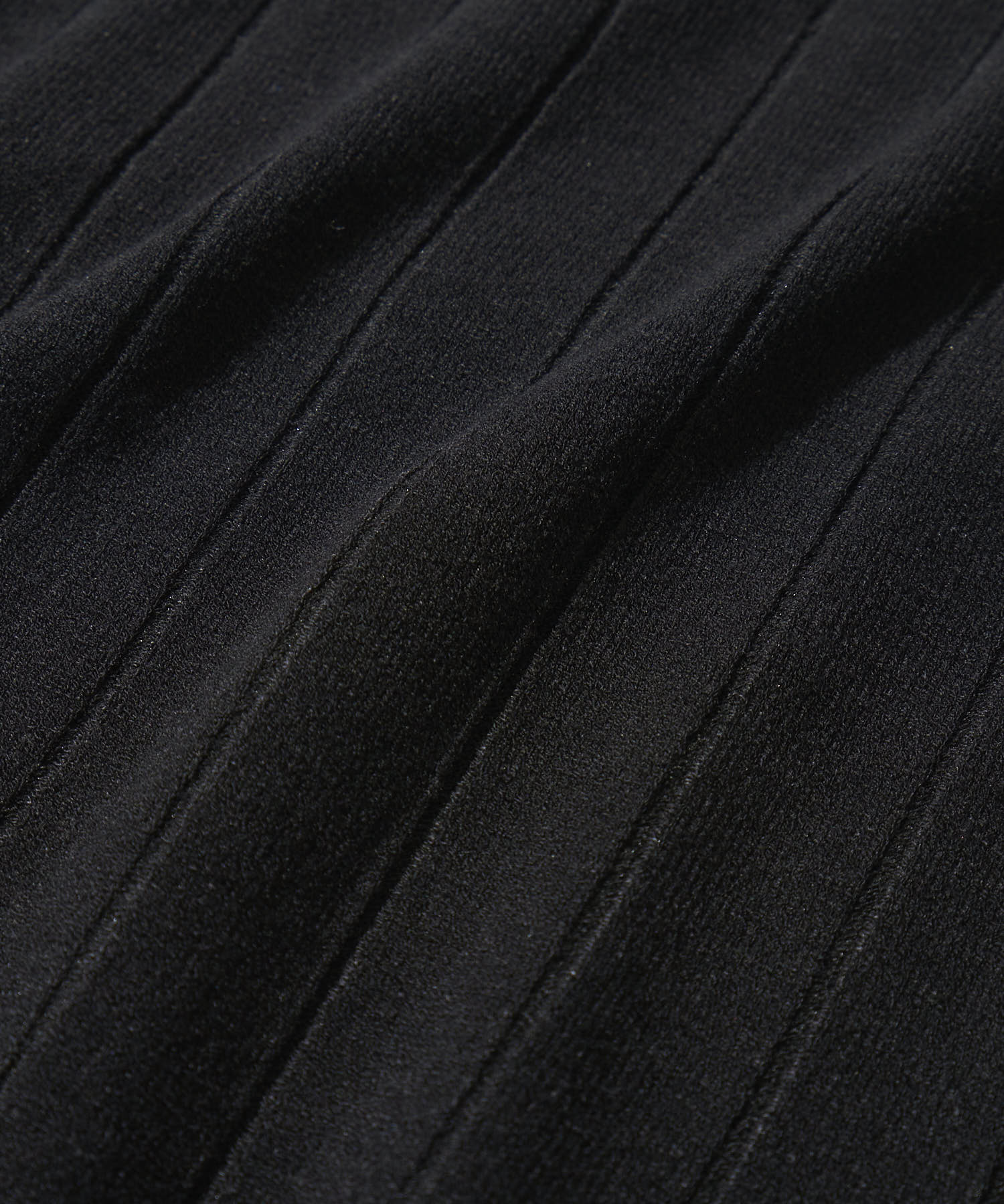 ワイドリブモックネック