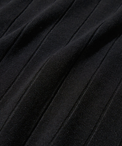 ワイドリブモックネック