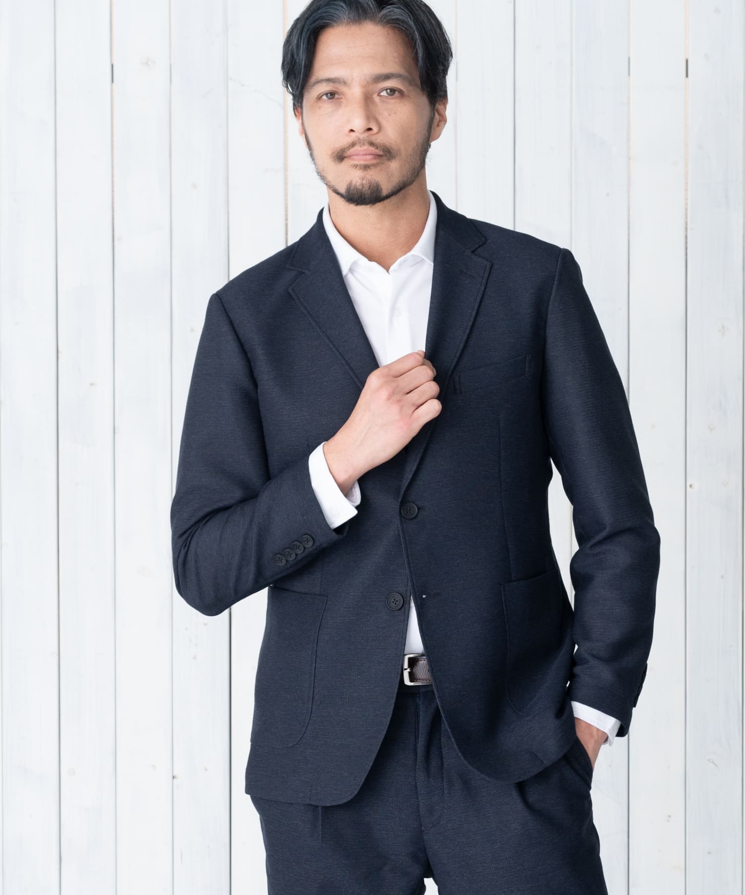 【WEB・一部店舗限定】ウールカラミセットアップスーツ