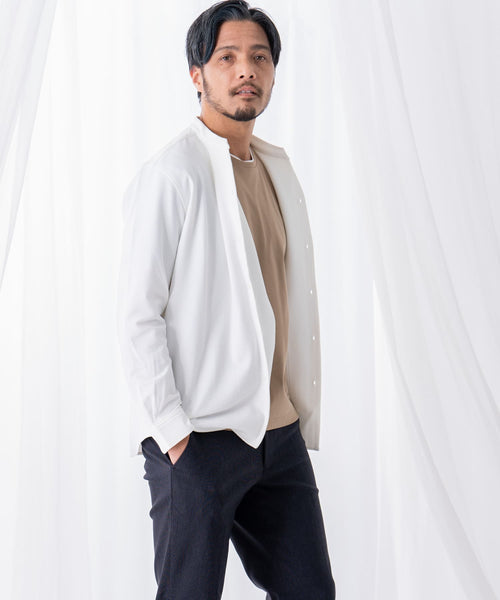 ホワイト　model：186㎝　着用サイズ：L