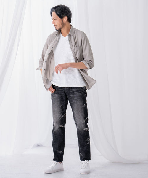 KUROKI ストレッチ加工デニムパンツ