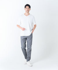 バタフライブリスターVネックTシャツ