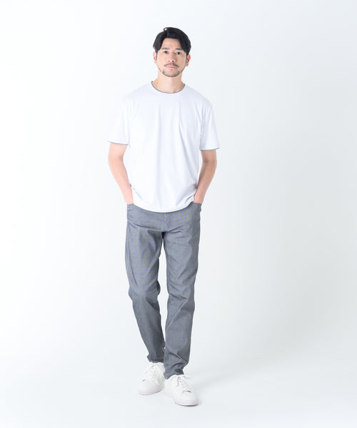シルケット天竺クルーネックＴシャツ