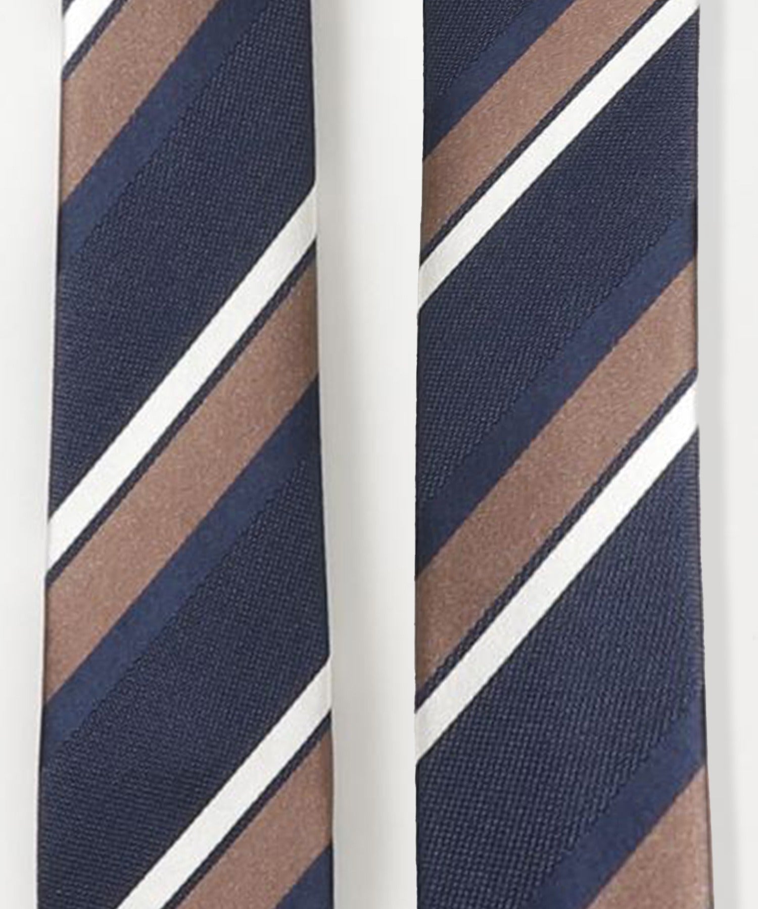 【累計販売数1万本突破！】シルクストライプタイ / アズーロ エ ビアンコ