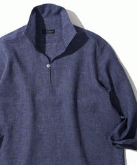 ハードマンリネン / Herdmans Linen 7分袖カプリシャツ / スキッパーシャツ