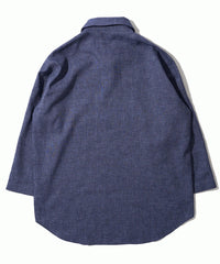 ハードマンリネン / Herdmans Linen 7分袖カプリシャツ / スキッパーシャツ