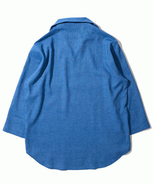 ハードマンリネン / Herdmans Linen 7分袖カプリシャツ / スキッパーシャツ